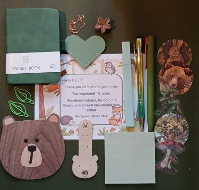 10pce Woodland Stationery Bundle Order 10pce Woodland Stationery Bundle
