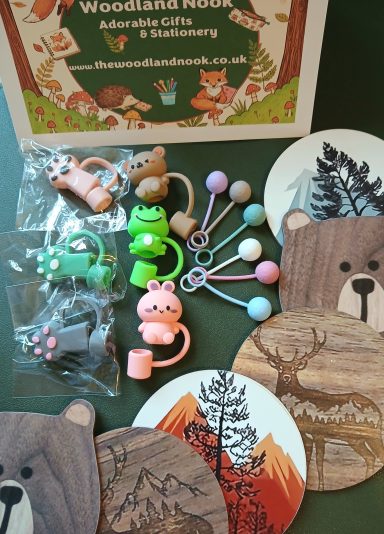 Coasters and Straw Toppers